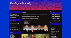 Desktop Screenshot of onstagemajority.com