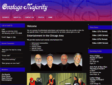 Tablet Screenshot of onstagemajority.com